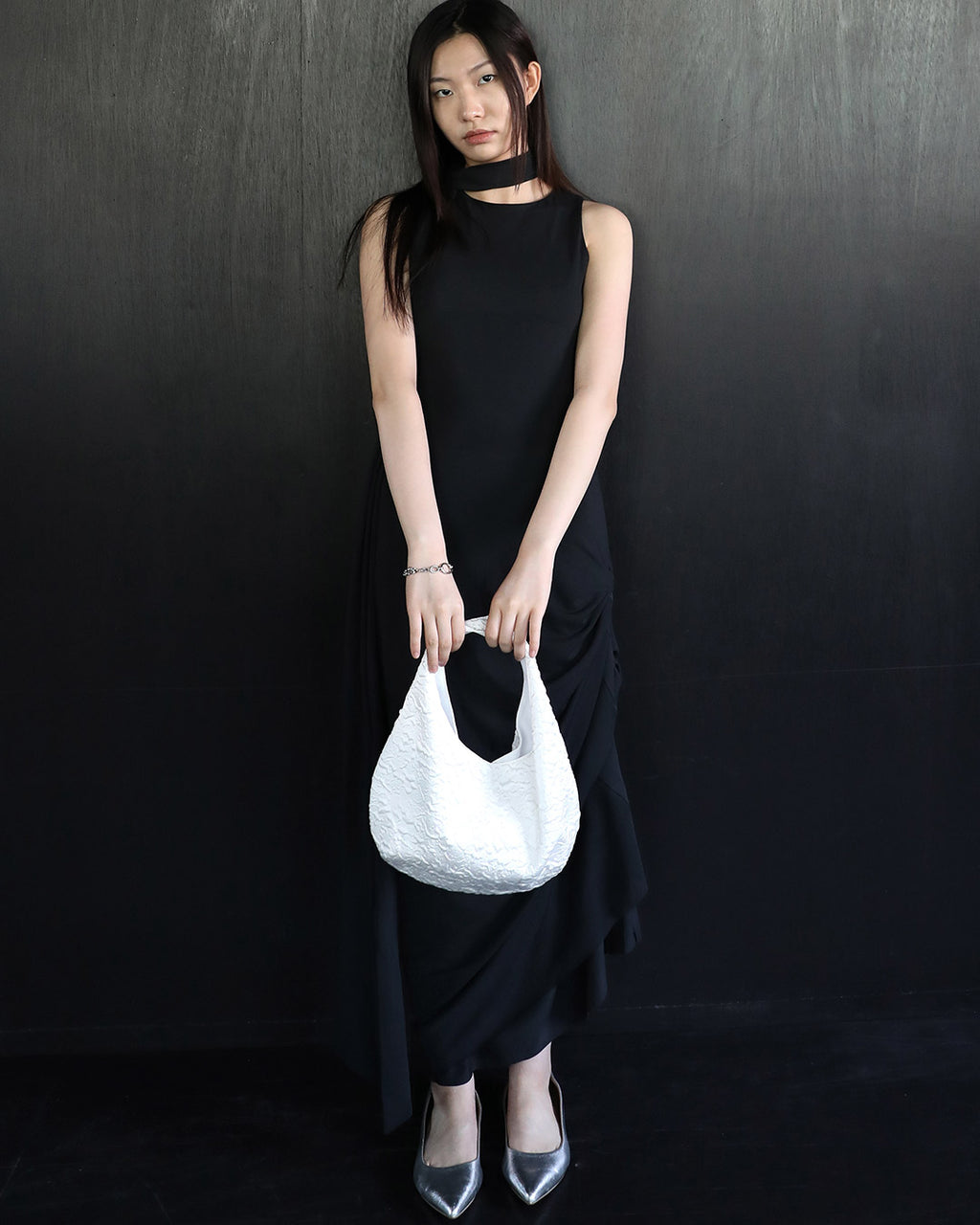 Egg Mini Bag - Embossing [Cream]