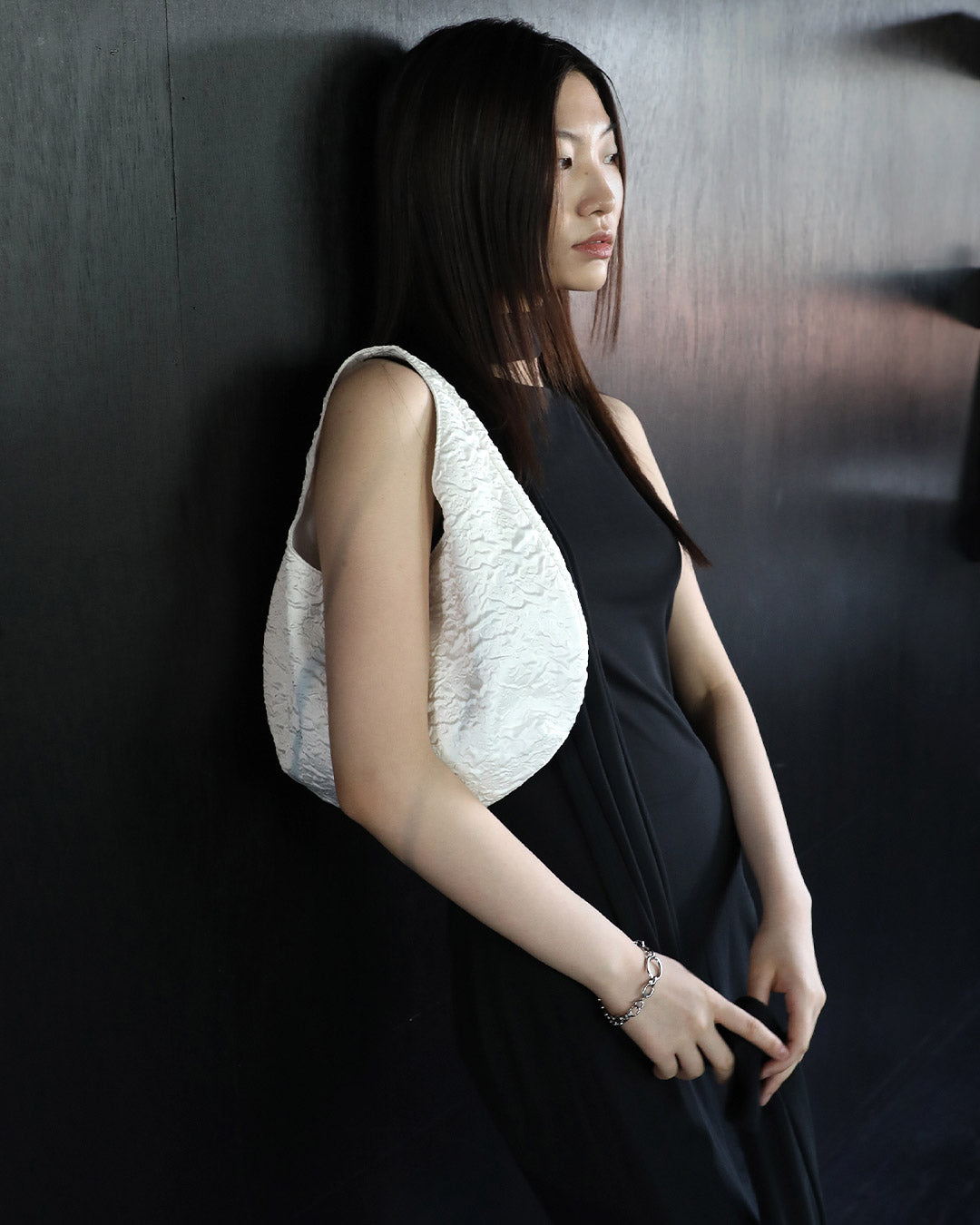 Egg Mini Bag - Embossing [Cream]