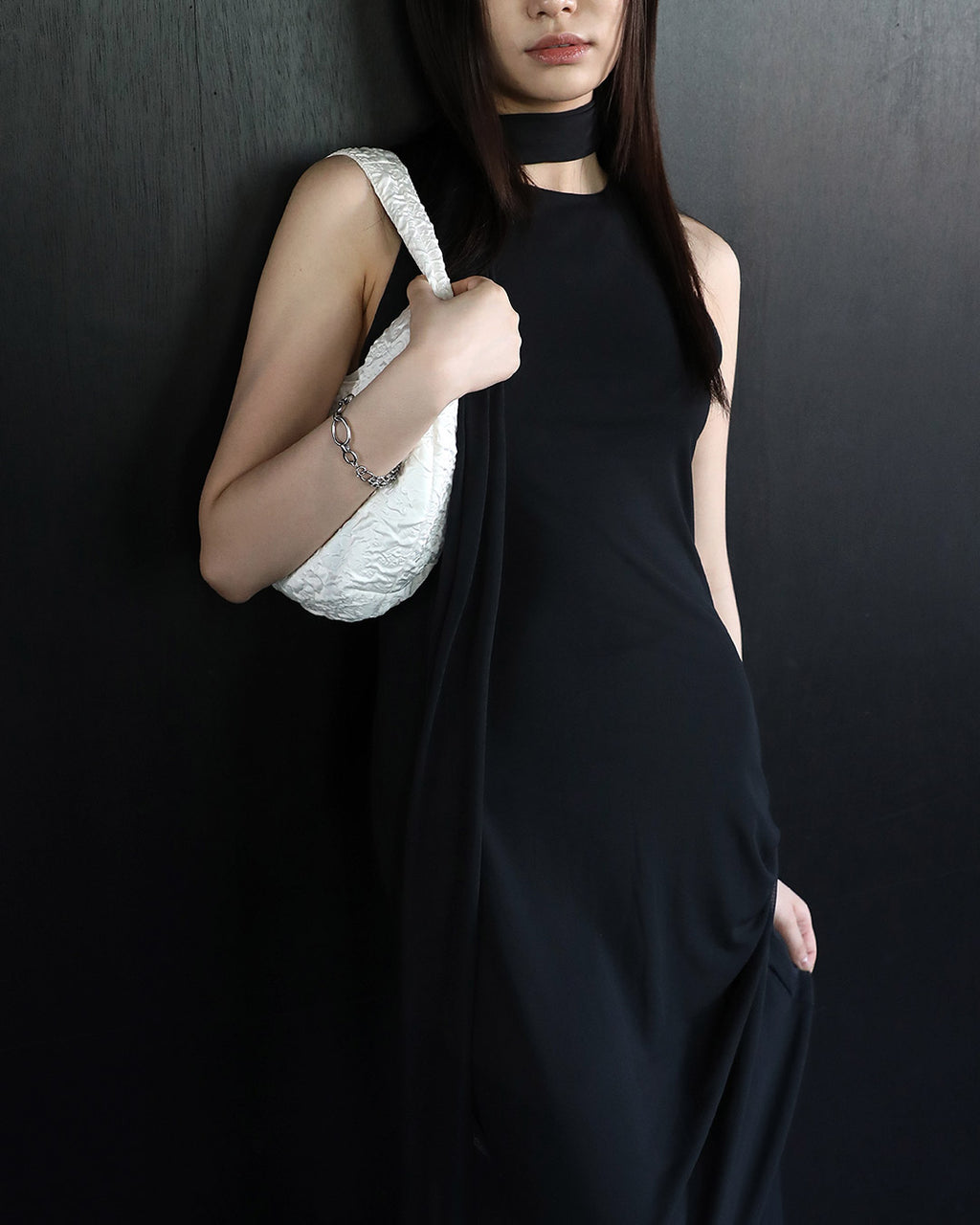 Egg Mini Bag - Embossing [Cream]