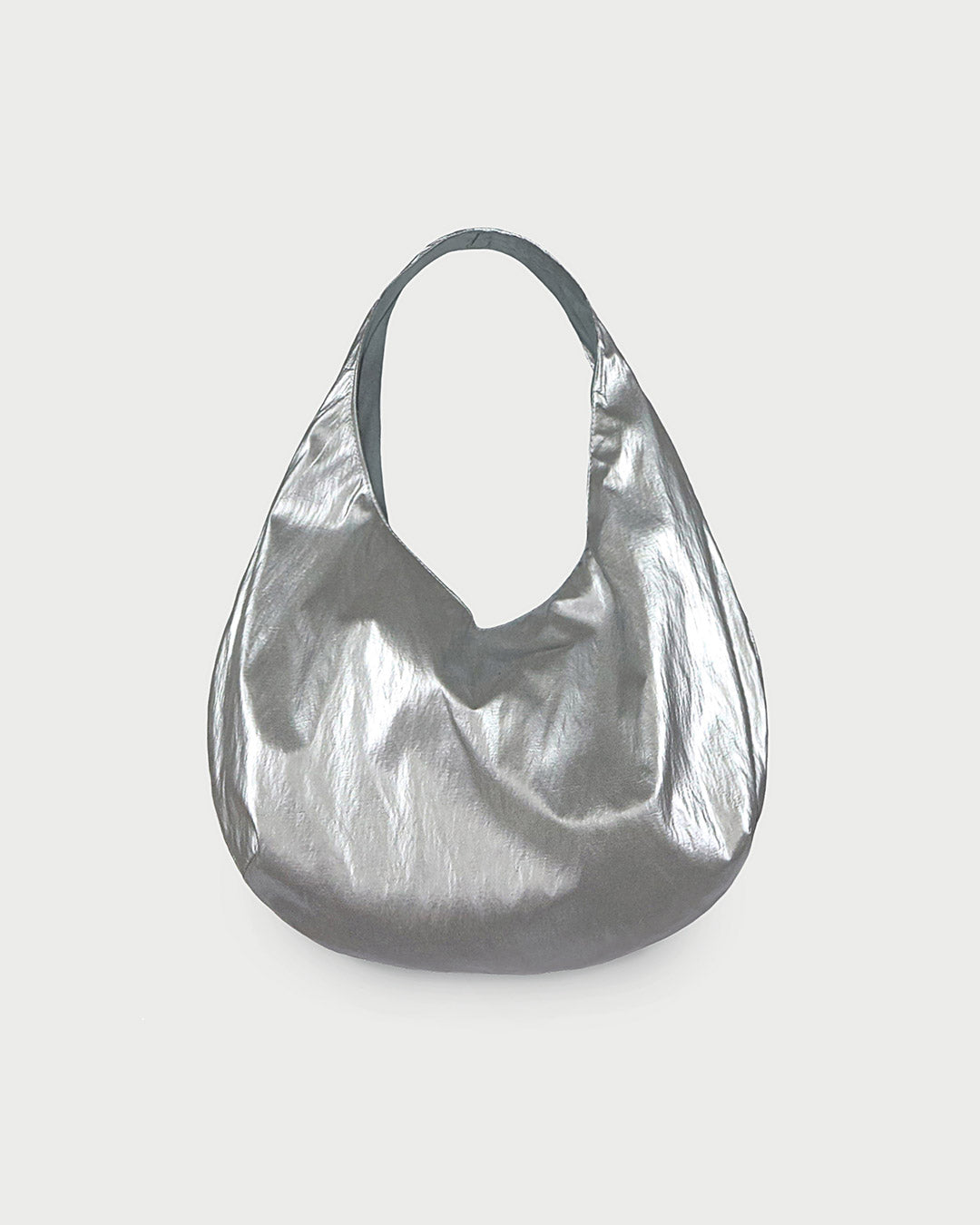 Egg Mini Bag - Metallic [Silver]