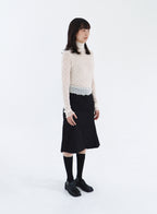 WAVY HIGH NECK TOP