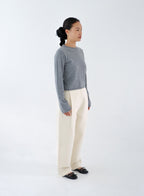 WOOL ROUND-NECK KNIT