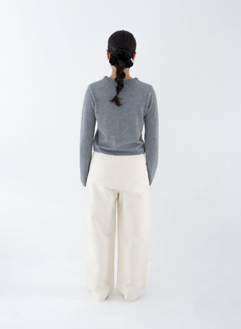 WOOL ROUND-NECK KNIT
