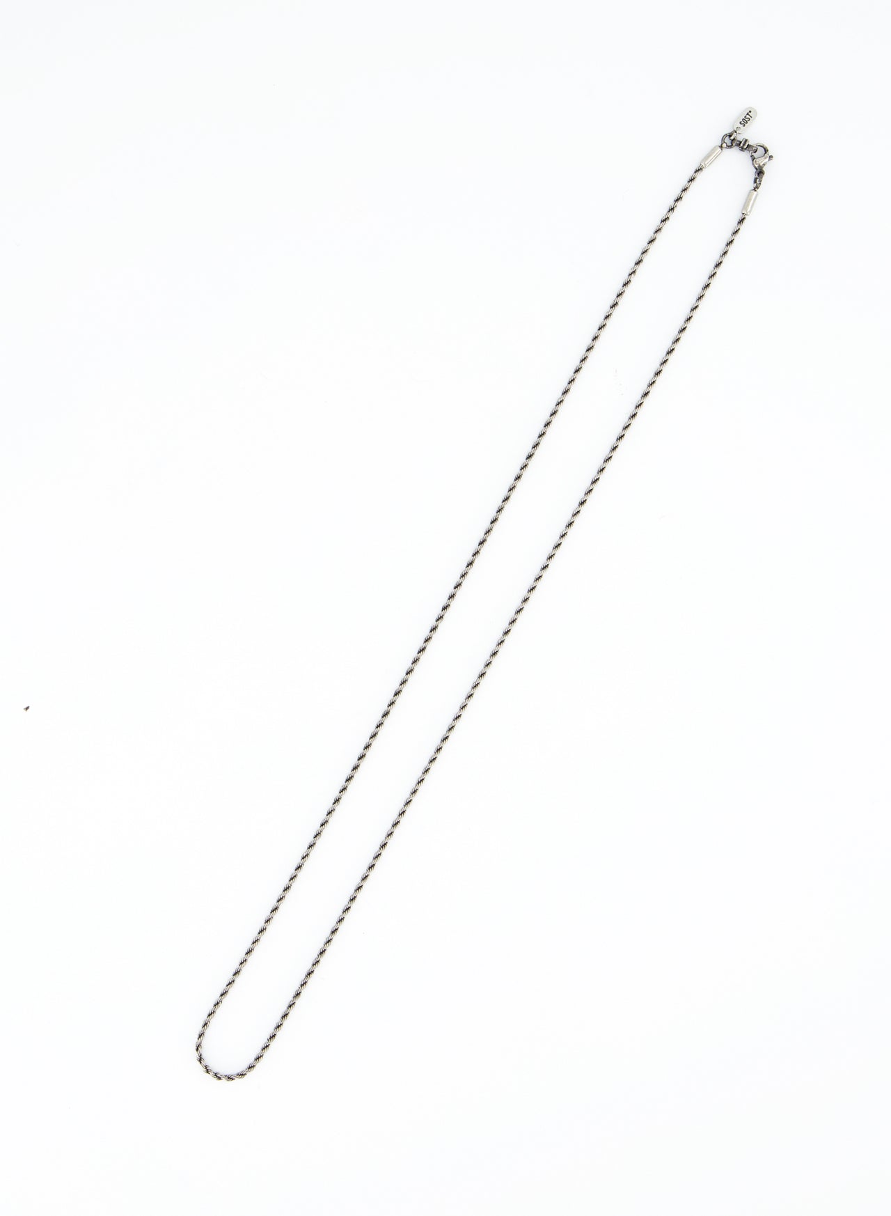 FRENCH ROPE NECKLACE [Oxidized]