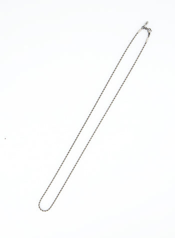 FRENCH ROPE NECKLACE [Oxidized]