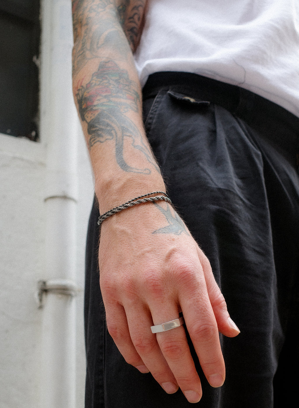 FRENCH ROPE BRACELET [Oxidised] — 1.5mm