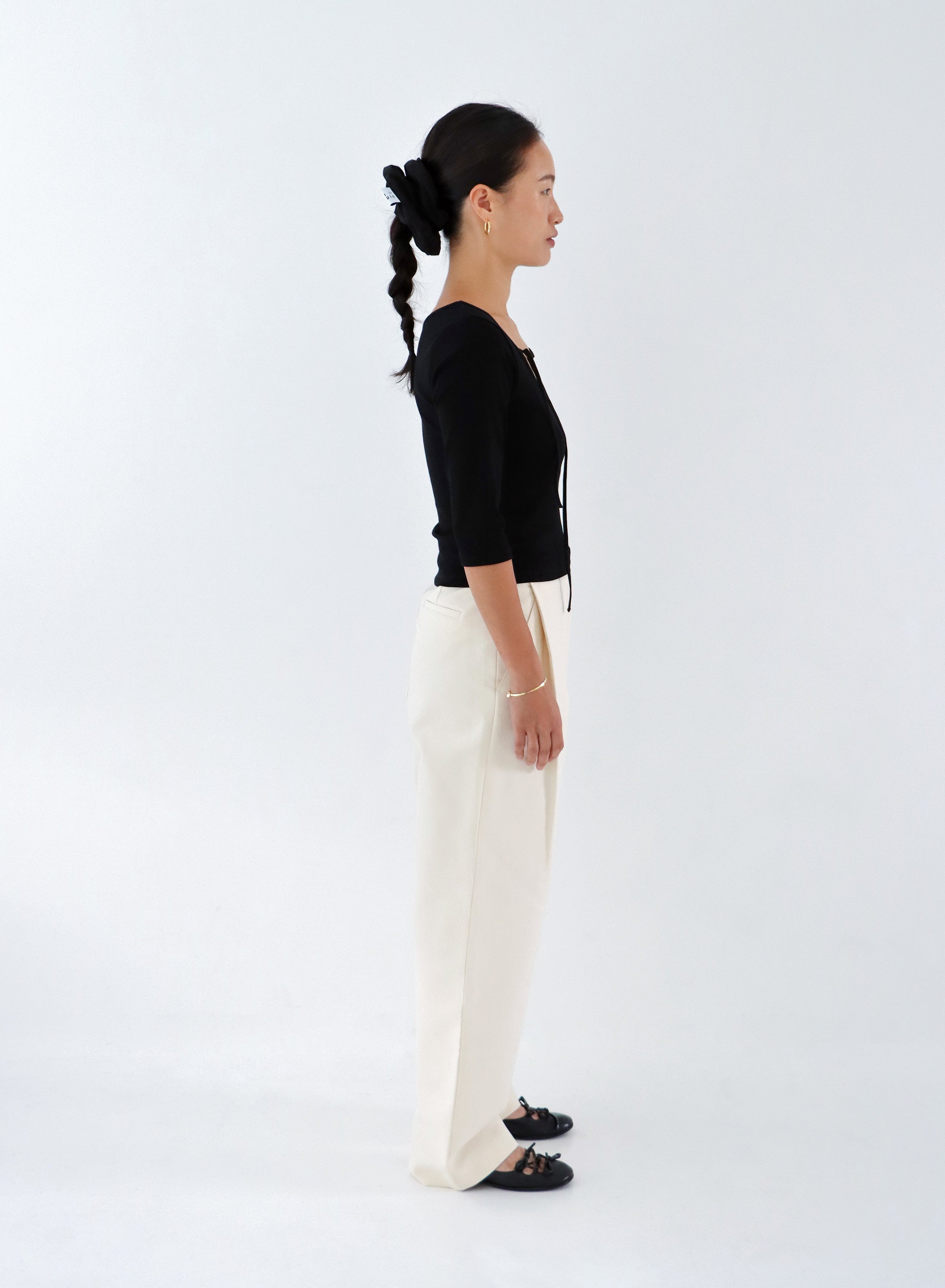 REVERSIBLE SCOOP-NECK TOP