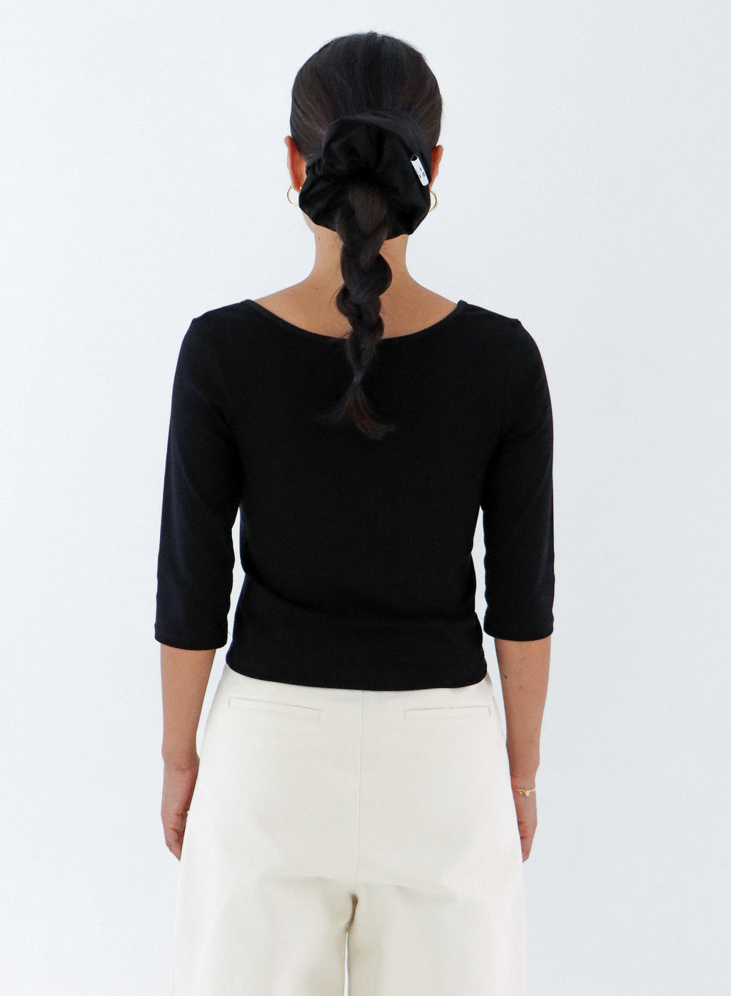 REVERSIBLE SCOOP-NECK TOP