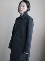 Roel Longline Jacket - Charcoal