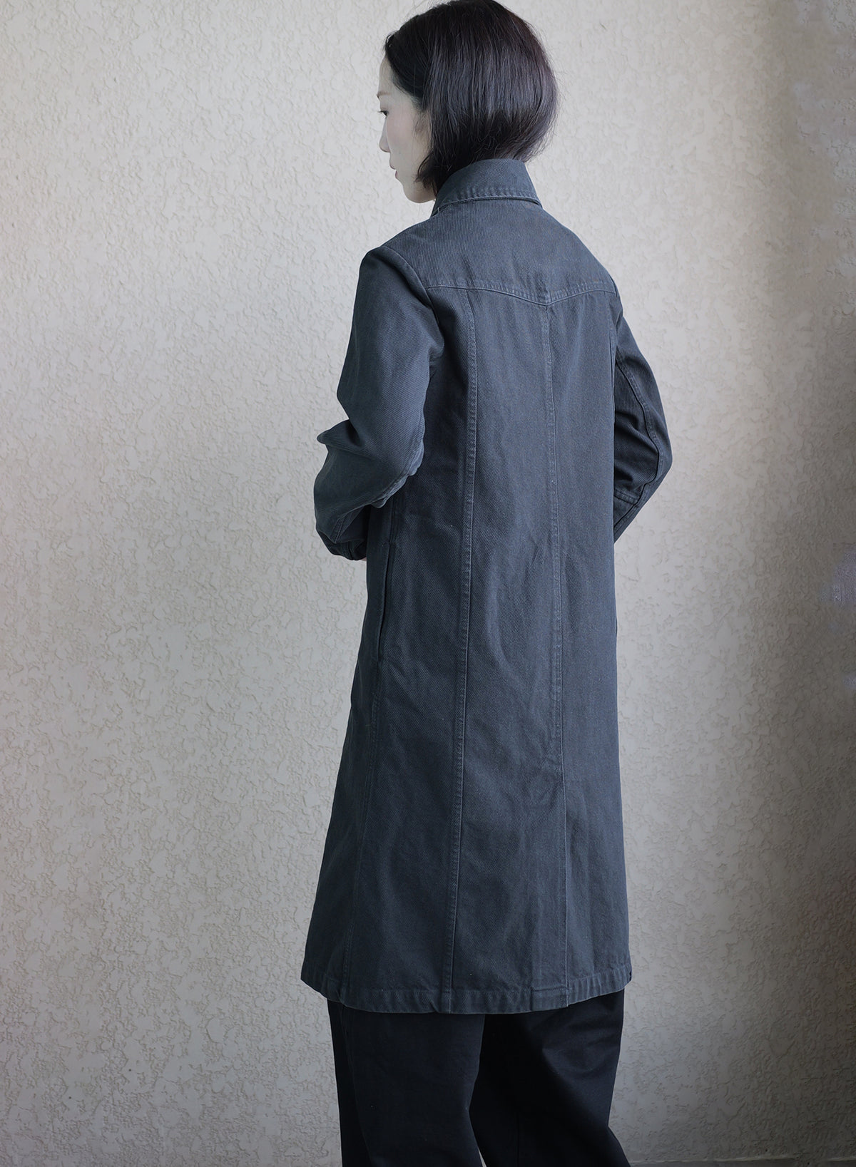 Roel Longline Jacket - Charcoal