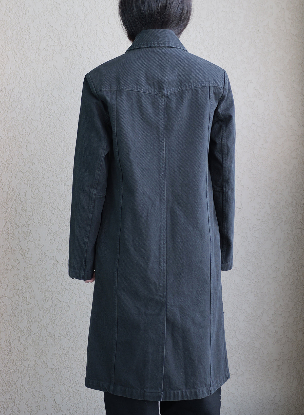 Roel Longline Jacket - Charcoal