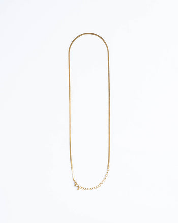 Herringbone Chain Necklace • Stainless Steel