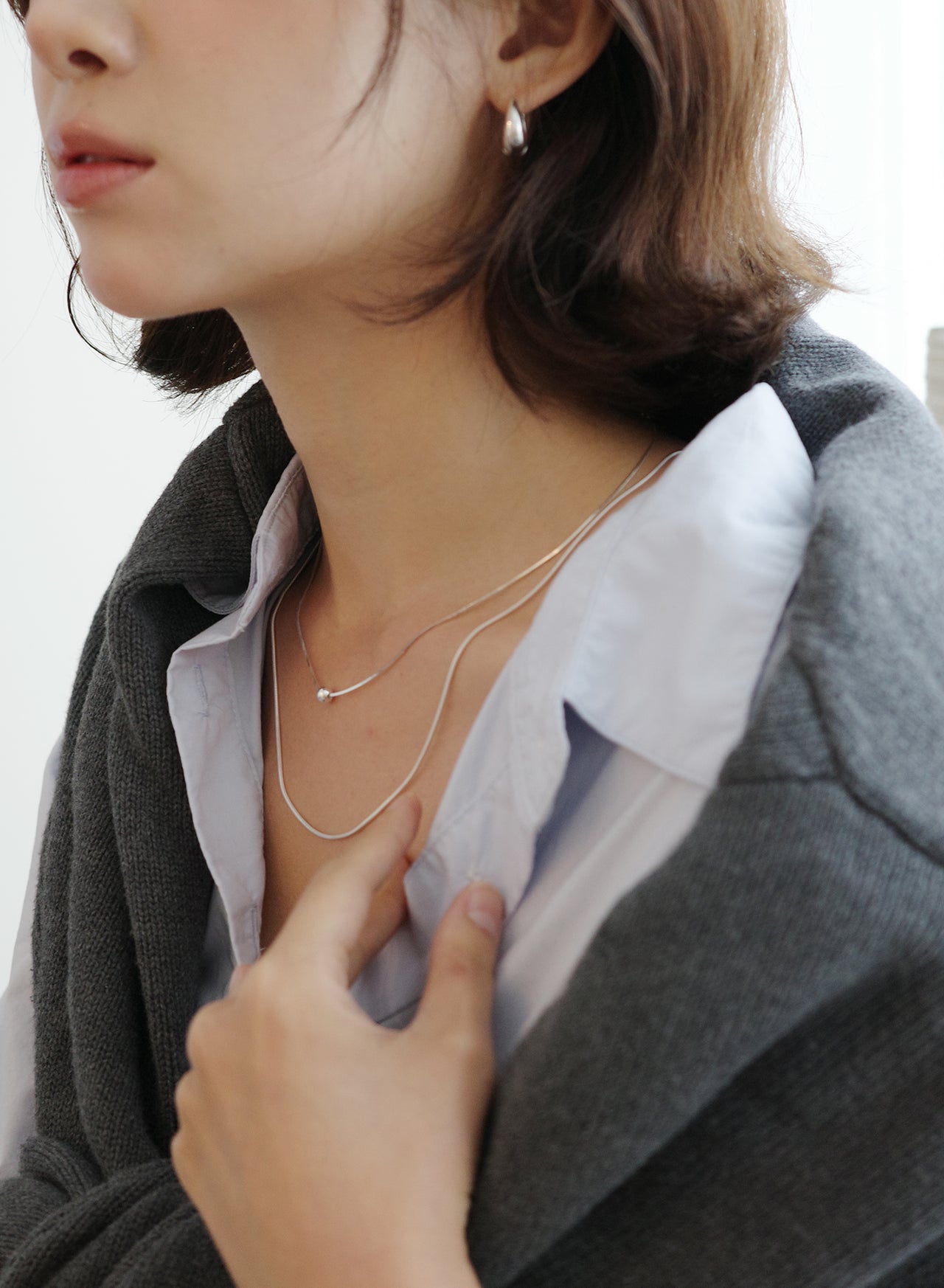 Sleek Sphere Necklace