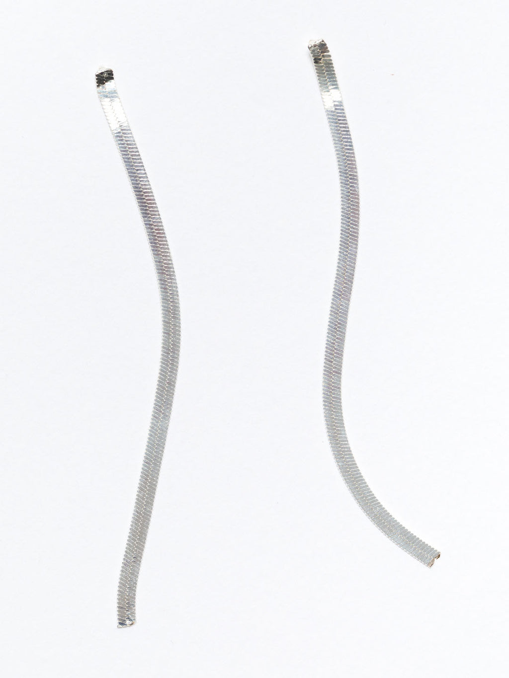 Herringbone Chain Long Earrings