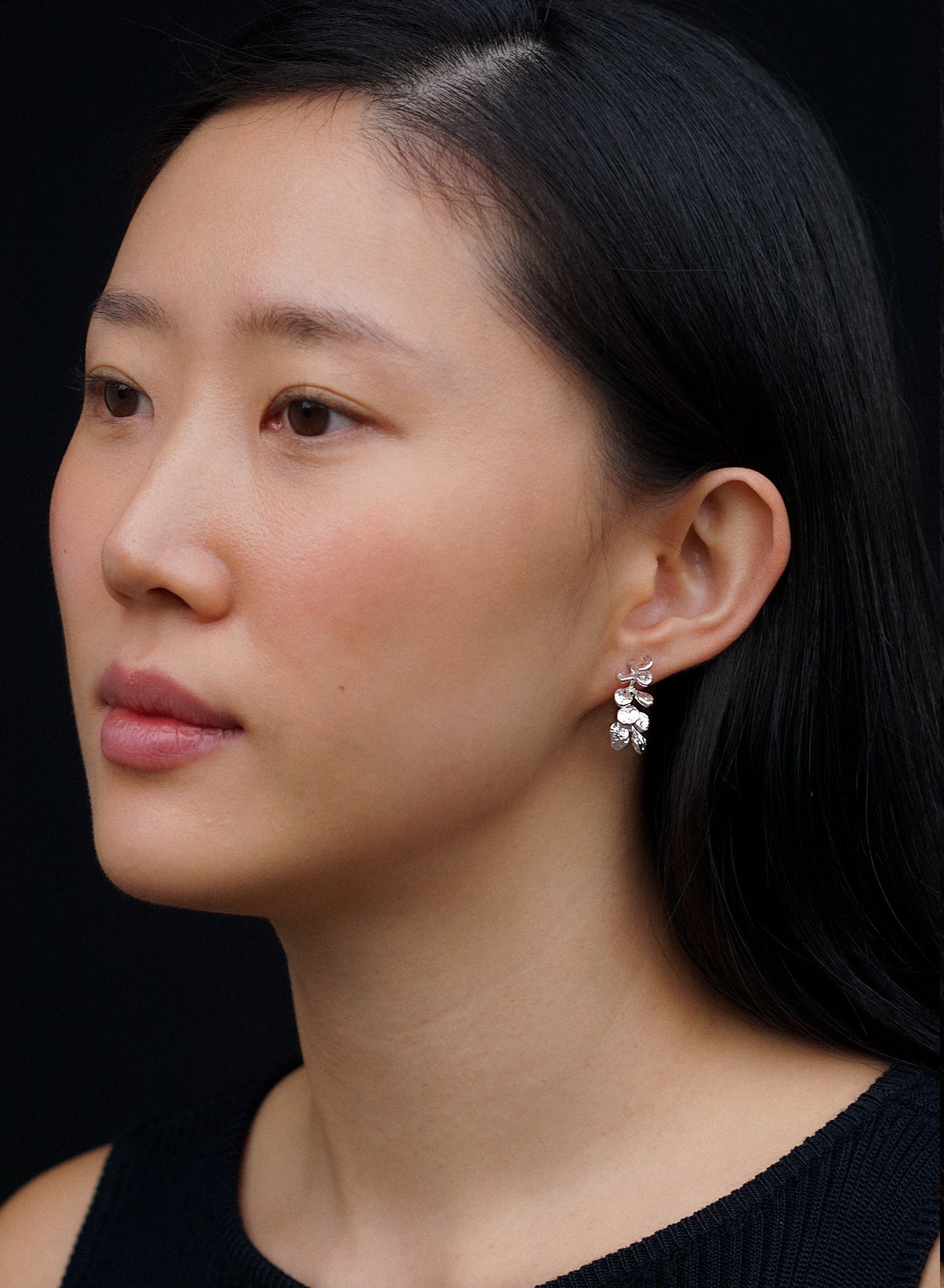 Leaf Drop Earrings • Gold/Silver