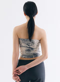 [LAST PIECE] Marble Terry Tube Top - Grey