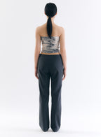 [LAST PIECE] Marble Terry Tube Top - Grey