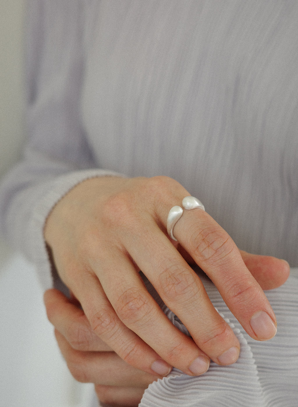 Matte Snake Coil Ring