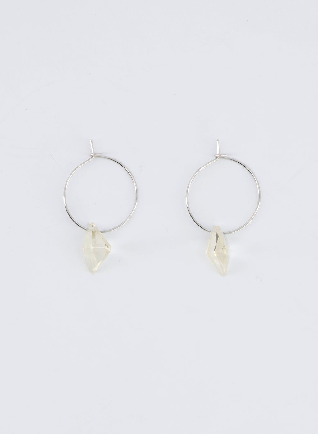Mini Tri-Crystal Hoops