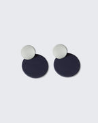 Mixed Circles Stud Earrings
