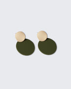 Mixed Circles Stud Earrings