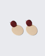 Mixed Circles Stud Earrings