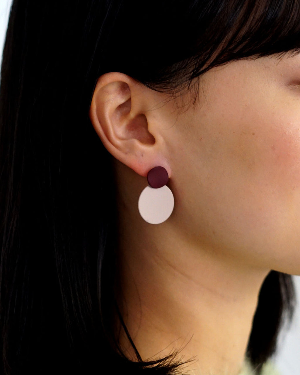 Mixed Circles Stud Earrings