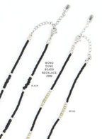 Mono Dune Beads Necklace — Beige
