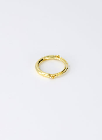 Open Curved Ring