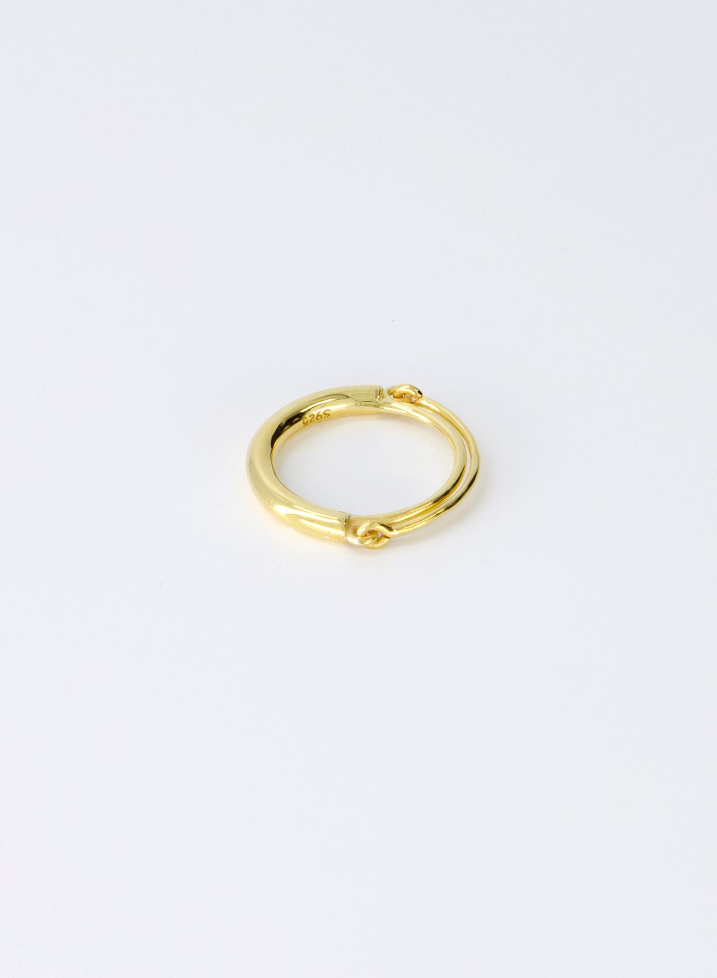 Open Curved Ring