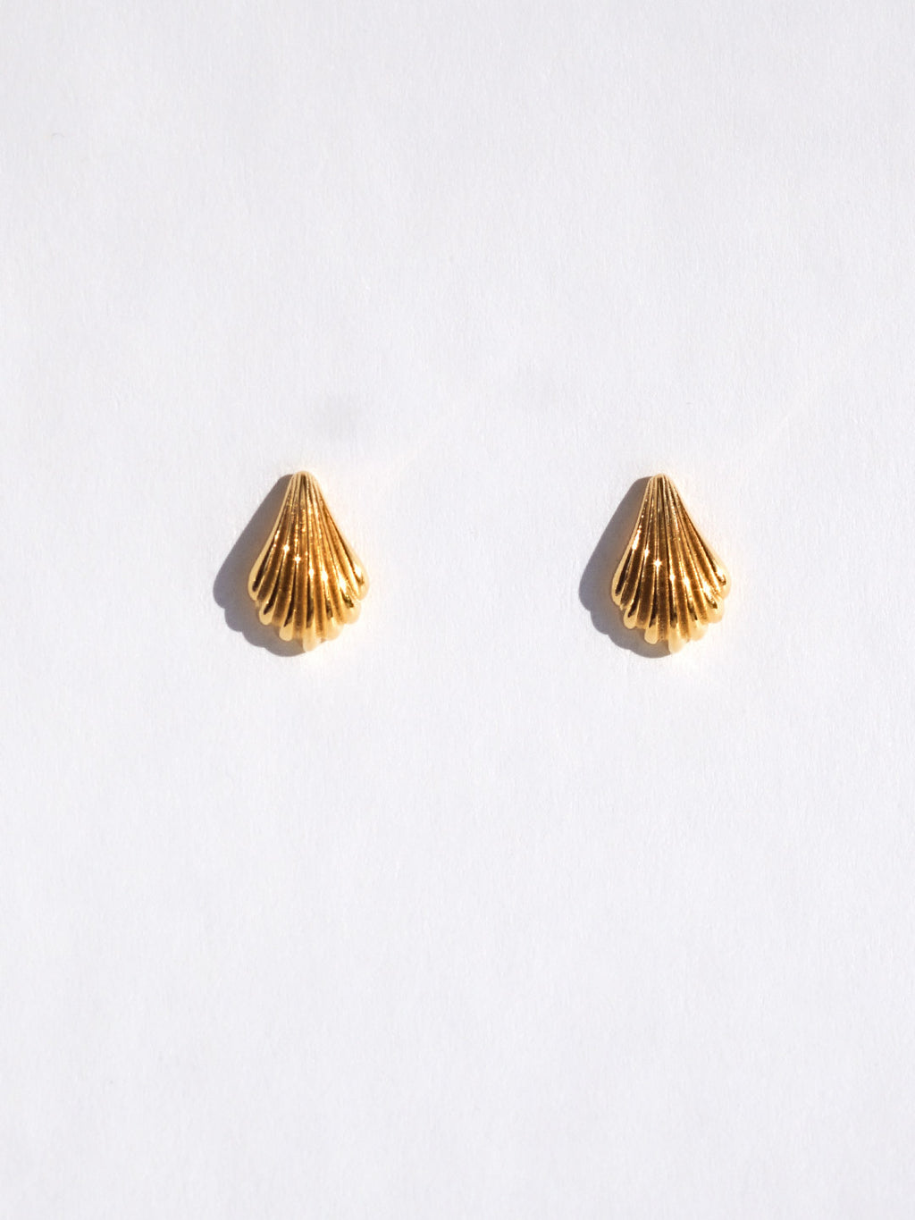 SHELL STUD EARRINGS