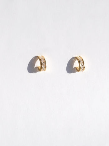CUBIC CURVED EARRINGS