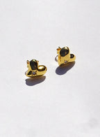 Voluminous Heart Earrings • Gold