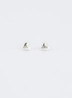 Voluminous Heart Earrings • Silver