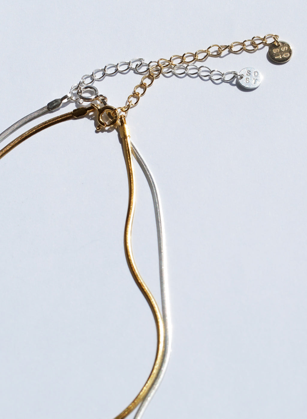 FLAT HERRINGBONE NECKLACE