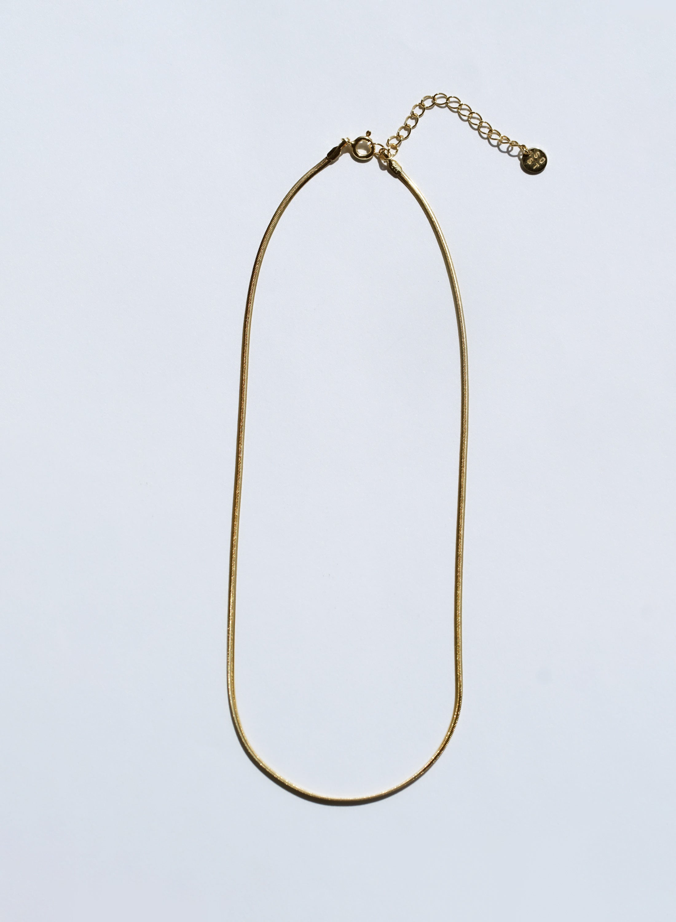 FLAT HERRINGBONE NECKLACE