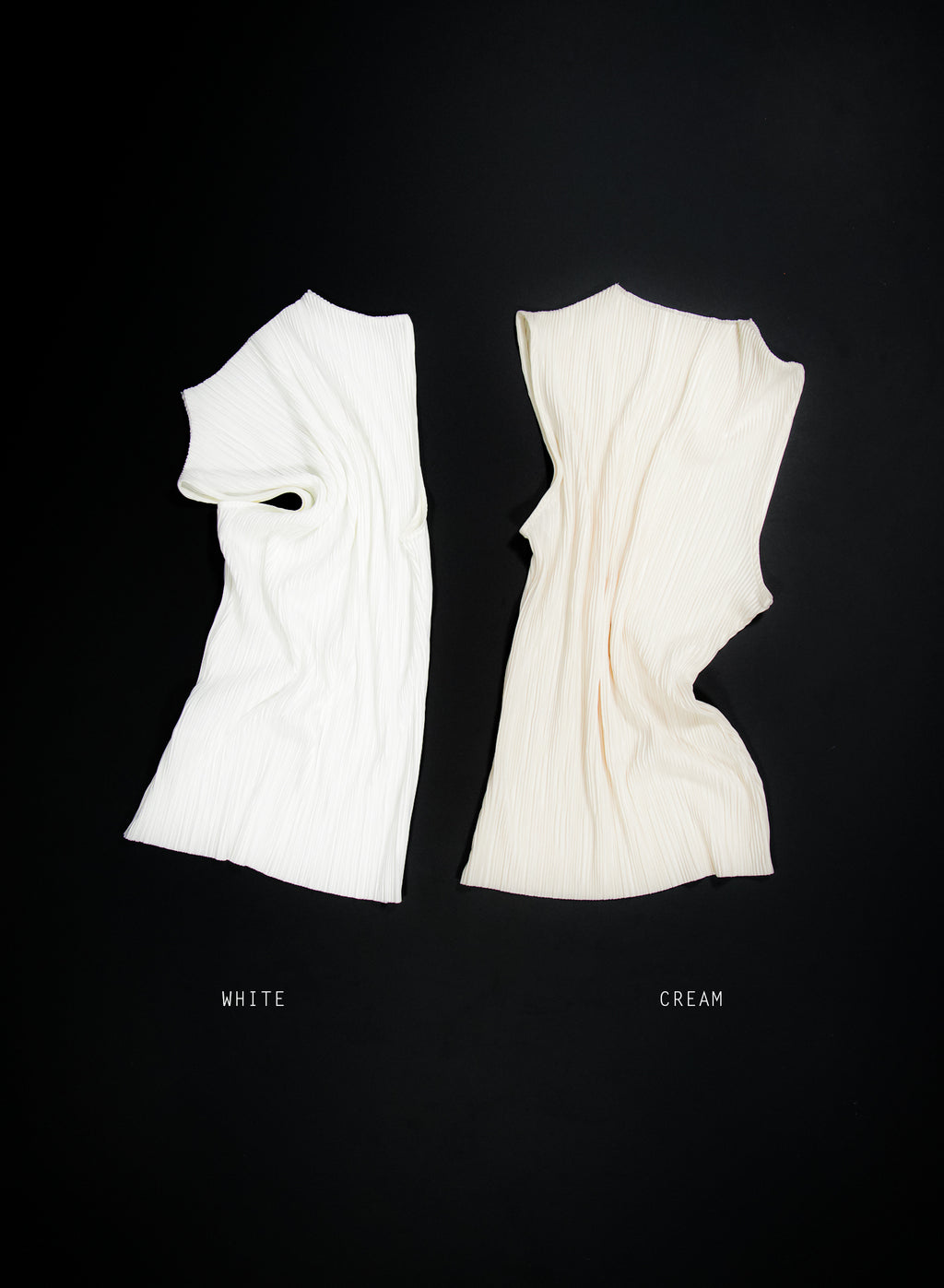 [40%OFF] Pleated Sleeveless Top ii ㅡ White