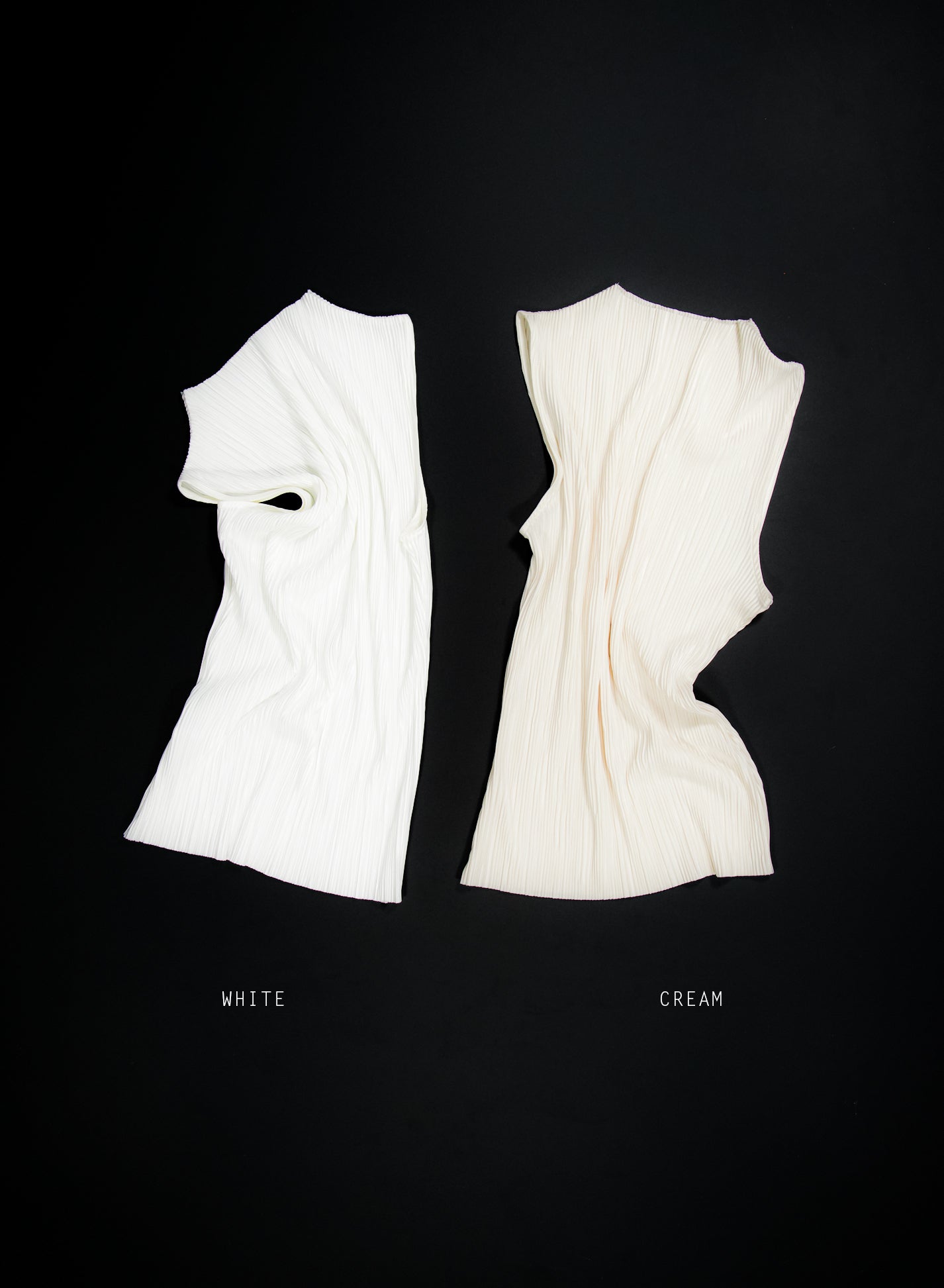 [40%OFF] Pleated Sleeveless Top ii ㅡ White