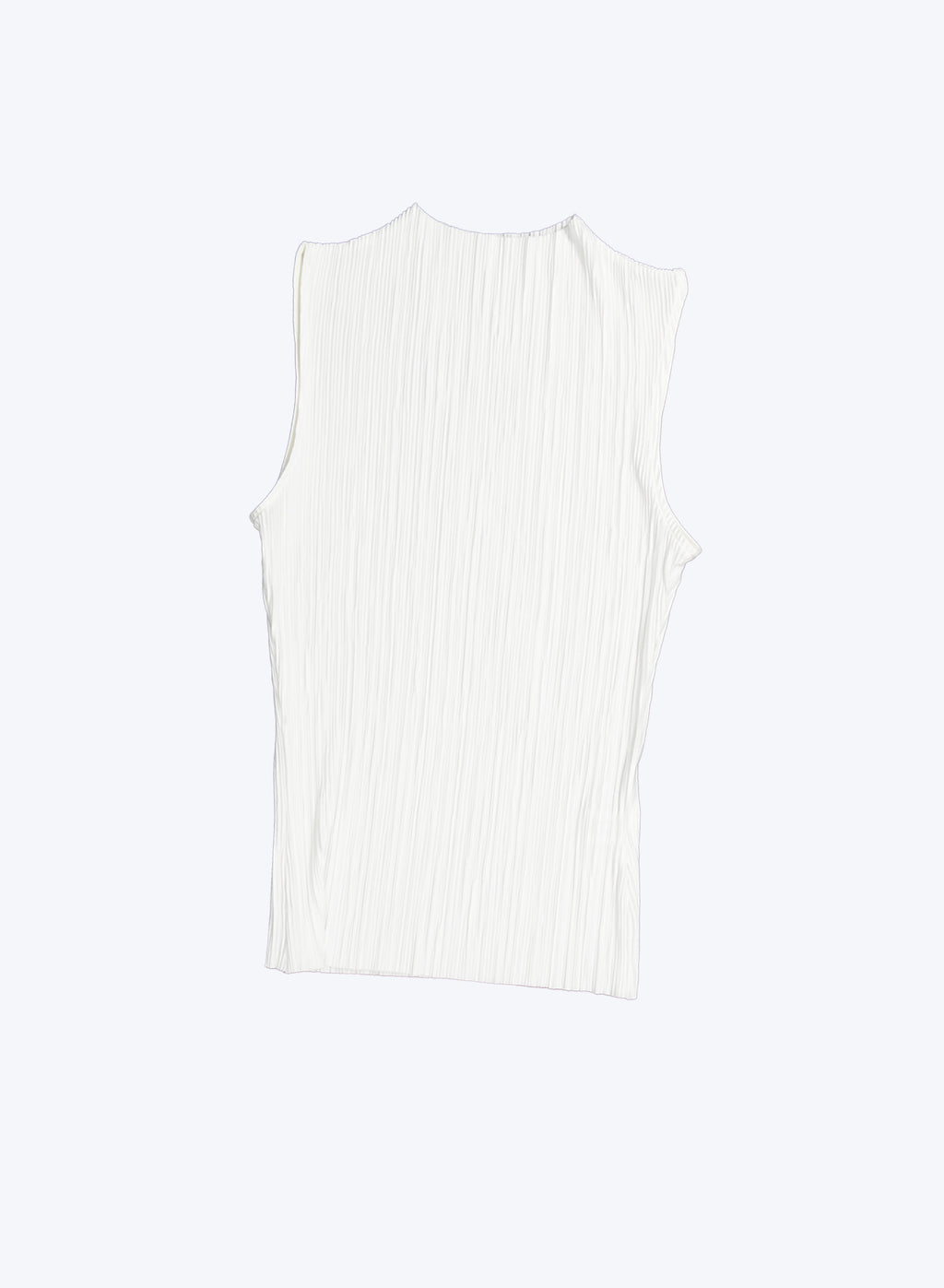 [40%OFF] Pleated Sleeveless Top ii ㅡ White
