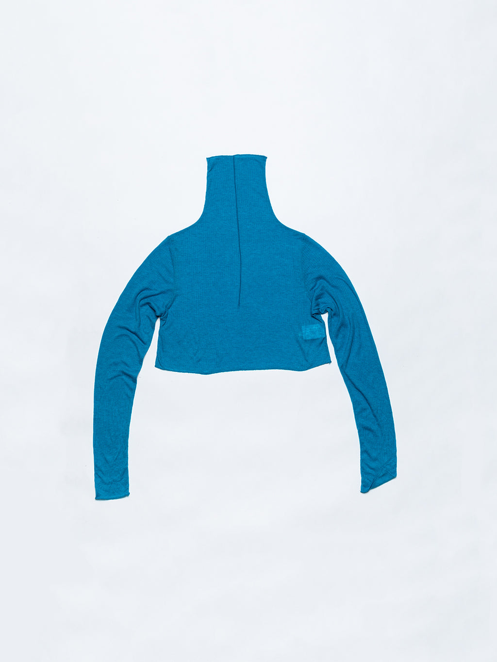 [40%OFF]Tencel Wool Blend Cropped Roll Neck