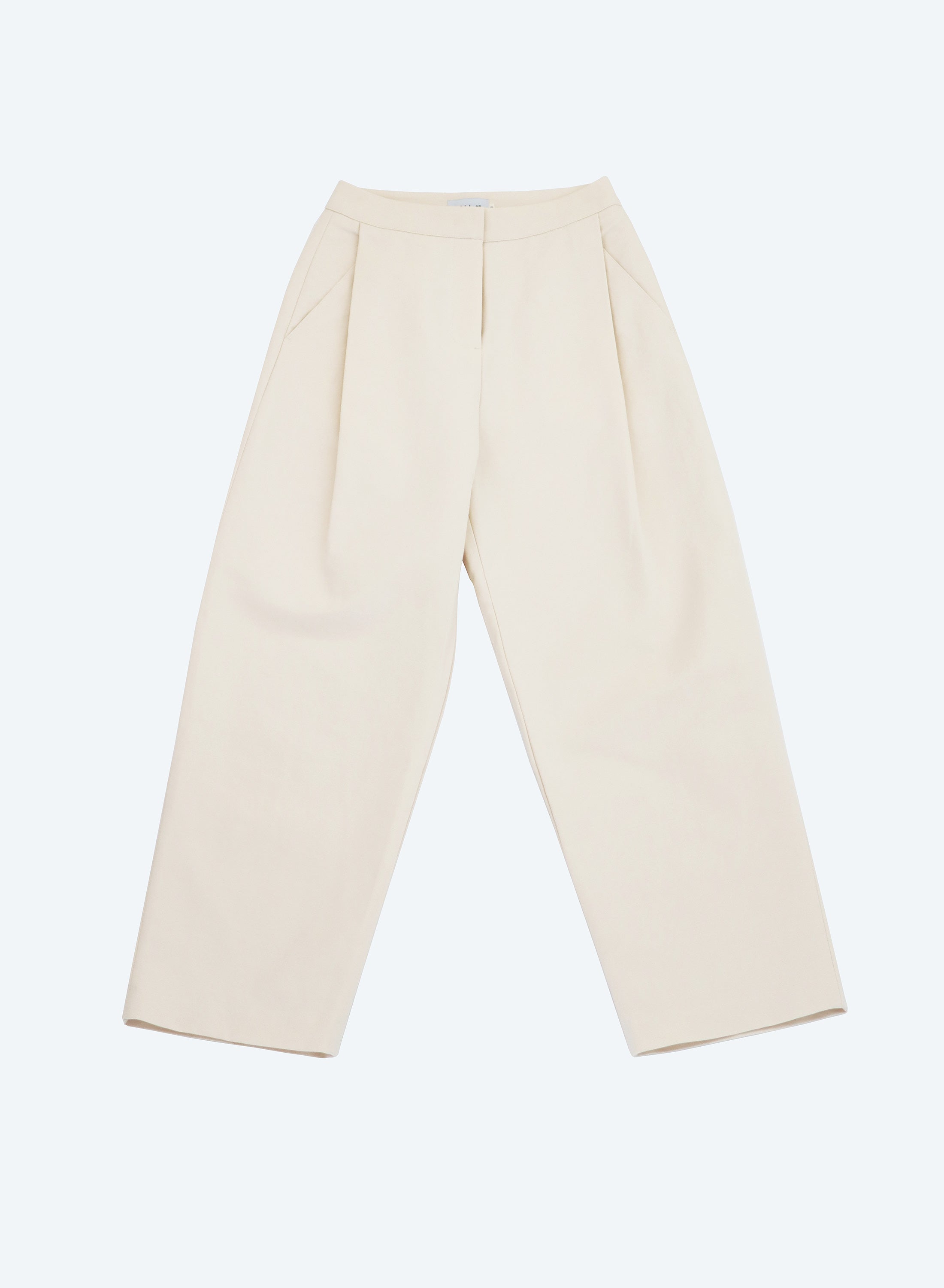 CLASSIC PLEATED BARREL LEG PANTS