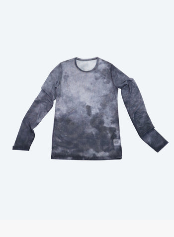 [70%OFF]SPACE MESH DIGITAL PRINT TOP