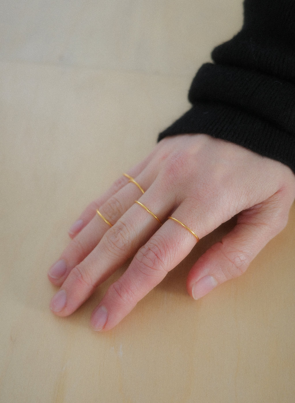 SIMPLE LAYERING RINGS