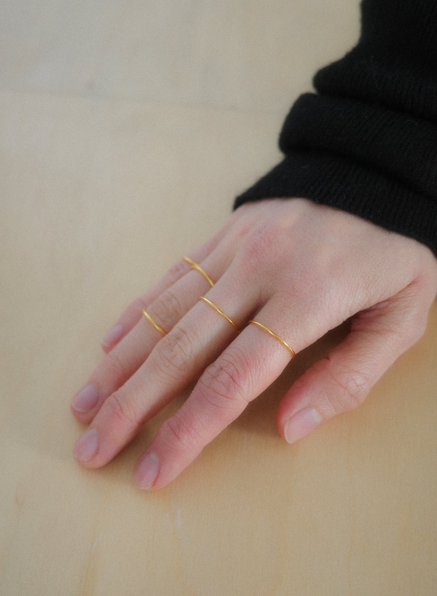 SIMPLE LAYERING RINGS