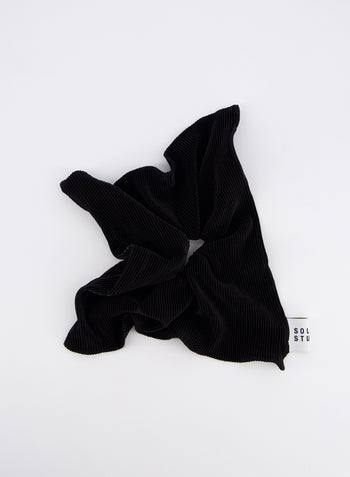 Pleated Square Scrunchie
