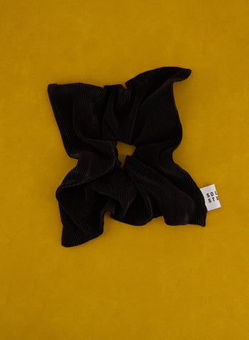 Pleated Square Scrunchie