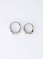 Black Slim Signet Ring • Stainless Steel