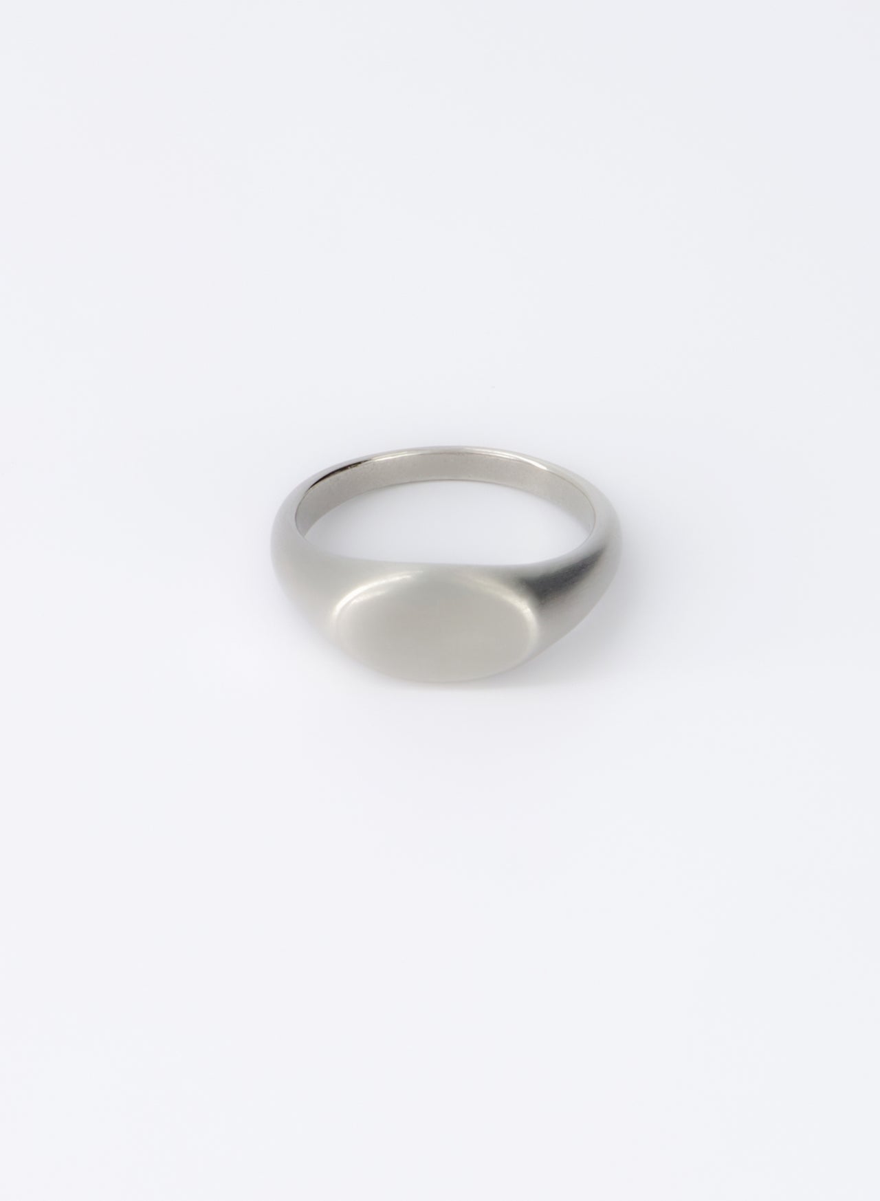 Matte Signet Ring • Stainless Steel