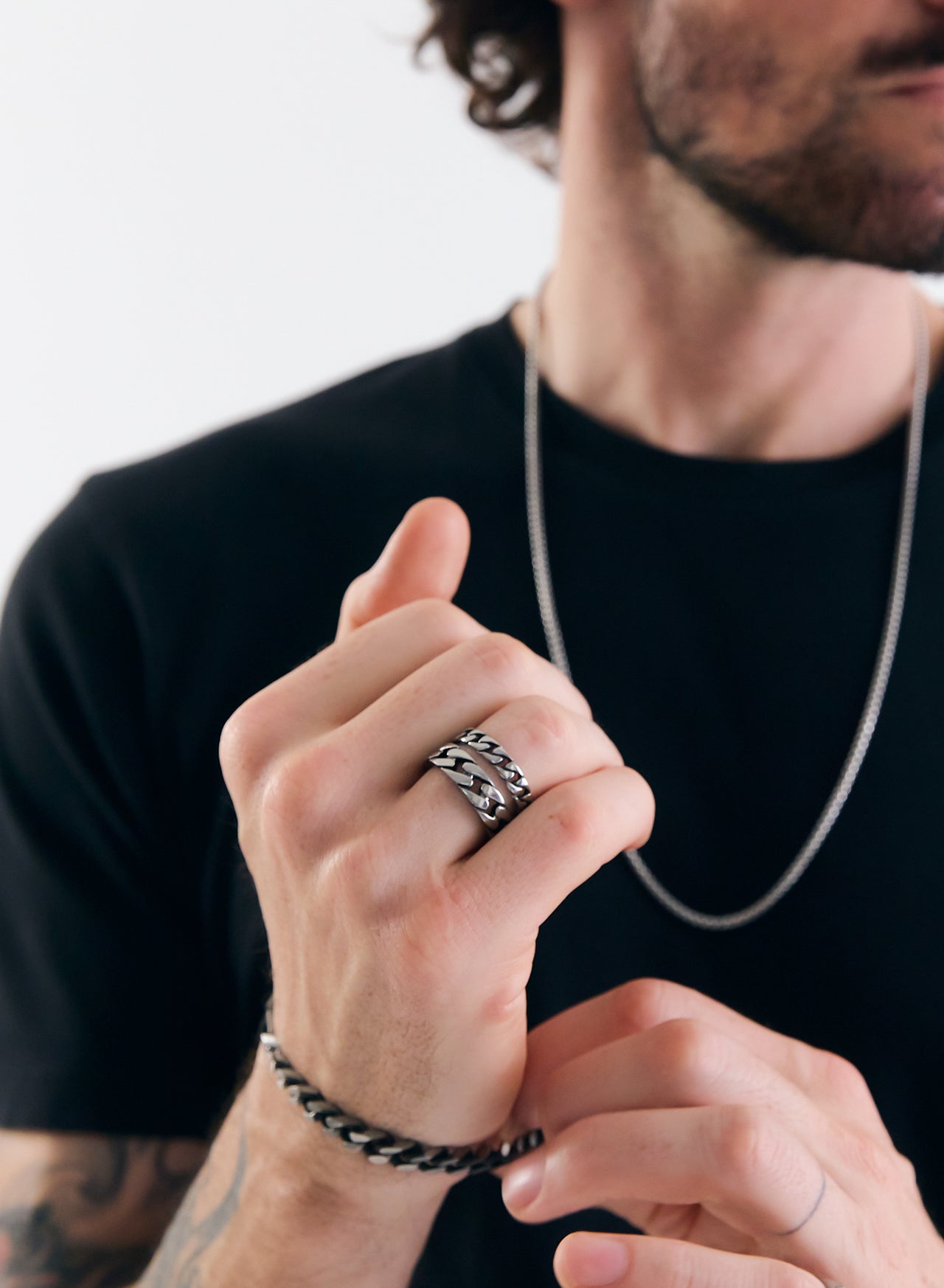 Link Chain Ring • Stainless Steel