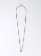 Onyx Hex Necklace • Stainless Steel